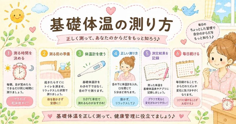 基礎体温の測り方