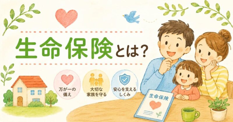 やさしく学ぶ生命保険とは？