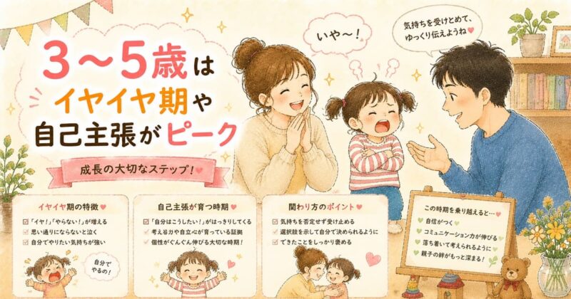 3〜5歳の成長ステップ