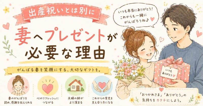 妻への感謝を込めた贈り物