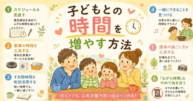 家族で増やす楽しい時間術