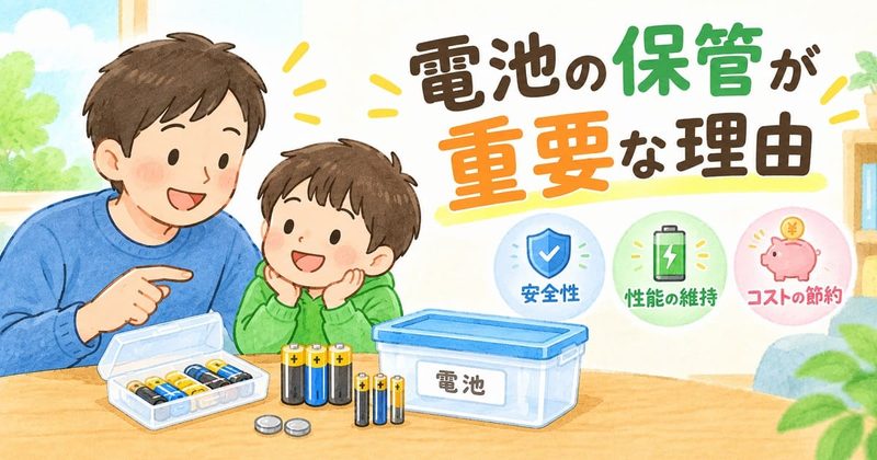 電池の保管が重要な理由